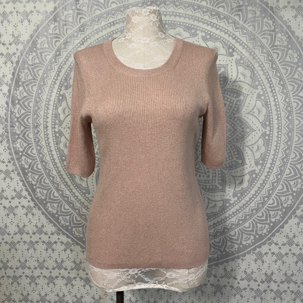 Madewell Short Sleeve Tee in Blush Pink